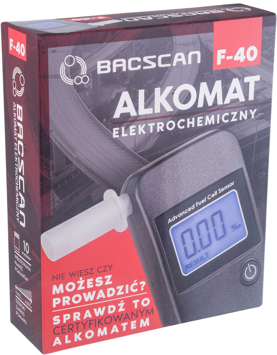 Alkomat BACscan F-40 z elektrochemiczn? kom?rk? pomiarow? - obrazek 2
