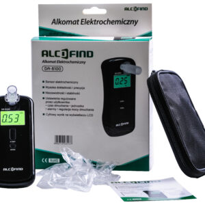 Alkomat marki AlcoFind DA8100 + 10 lat Gwarancji plus nielimitowane kalibracje